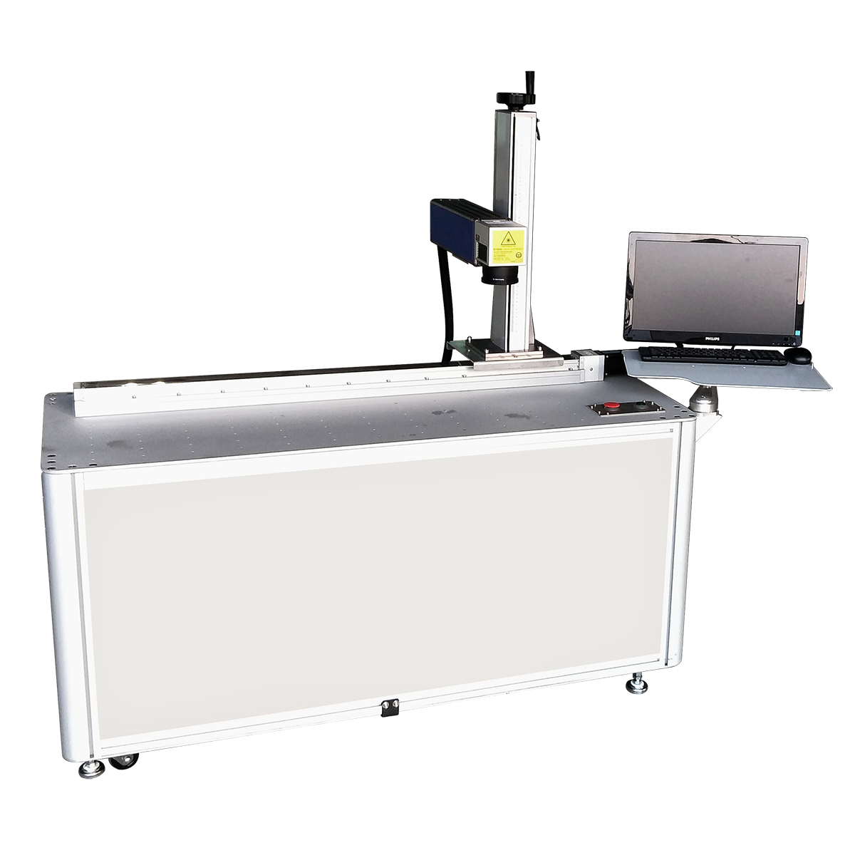 Long axis laser marking machine
